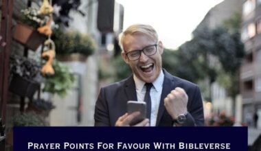Prayer Points For Favour With Bibleverse