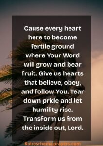 Opening Prayer For Church Service