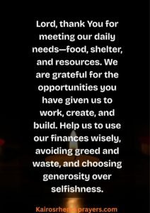 Thanksgiving Prayer For Family