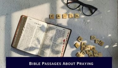 Bible Passages About Praying​