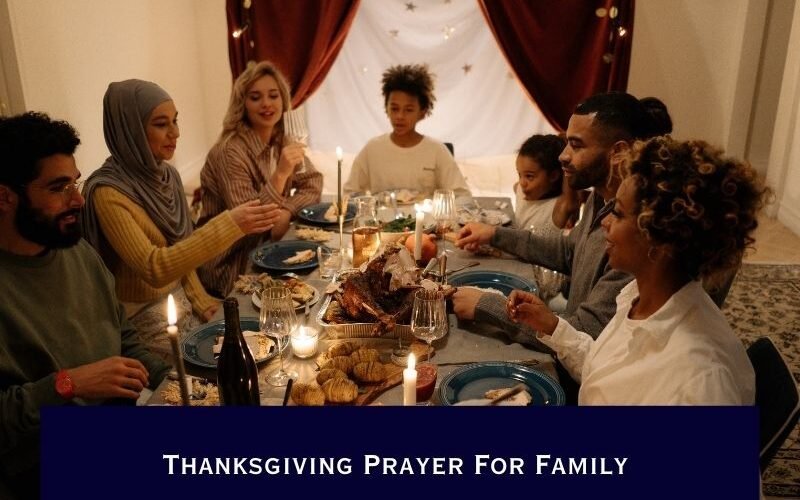 Thanksgiving Prayer For Family