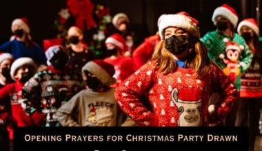 Opening Prayers for Christmas Party Drawn From Scripture