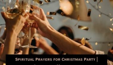 Spiritual Prayers for Christmas Party | Joyful and Memorable